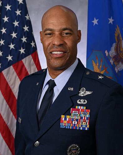 Official U.S. Air Force portrait of Brig. Gen. Terence G. Taylor.